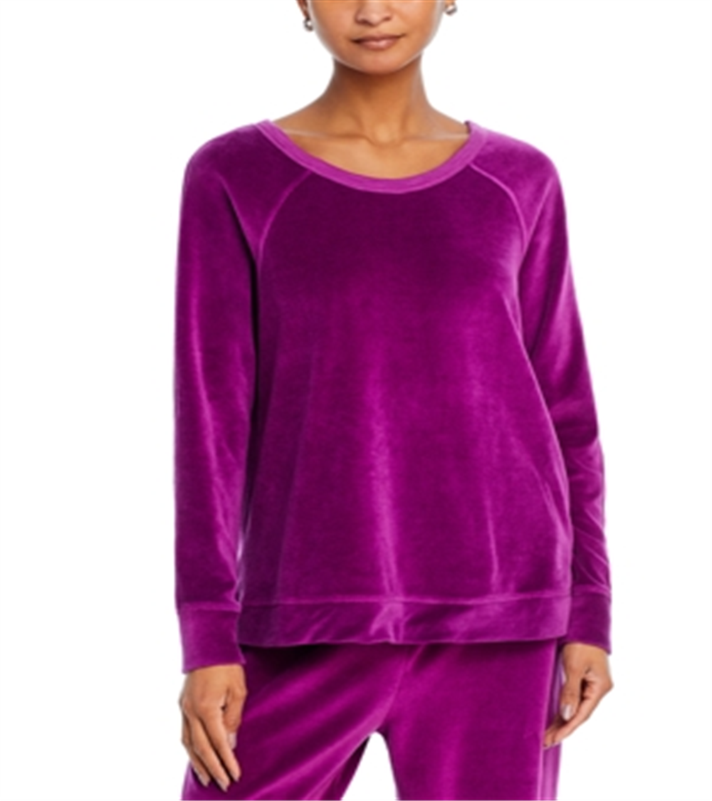 Wilt Velour Raglan Sweatshirt Pink