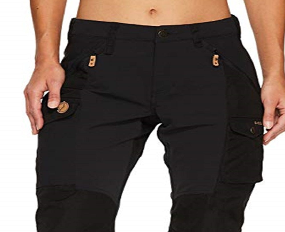 Fjallraven Women's Nikka Curved Trousers Black Size -34
