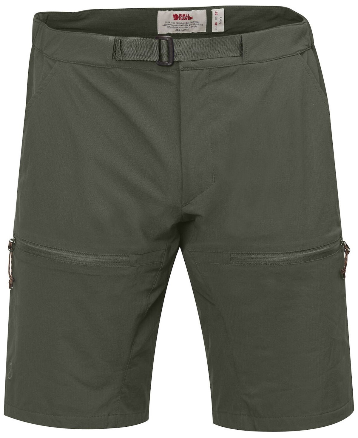 Fjallraven Men's Packable High Coast Hiking Shorts Gray Size 54
