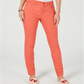 Charter Club Women's Bristol Skinny Ankle Jeans Orange Size 6 Petite