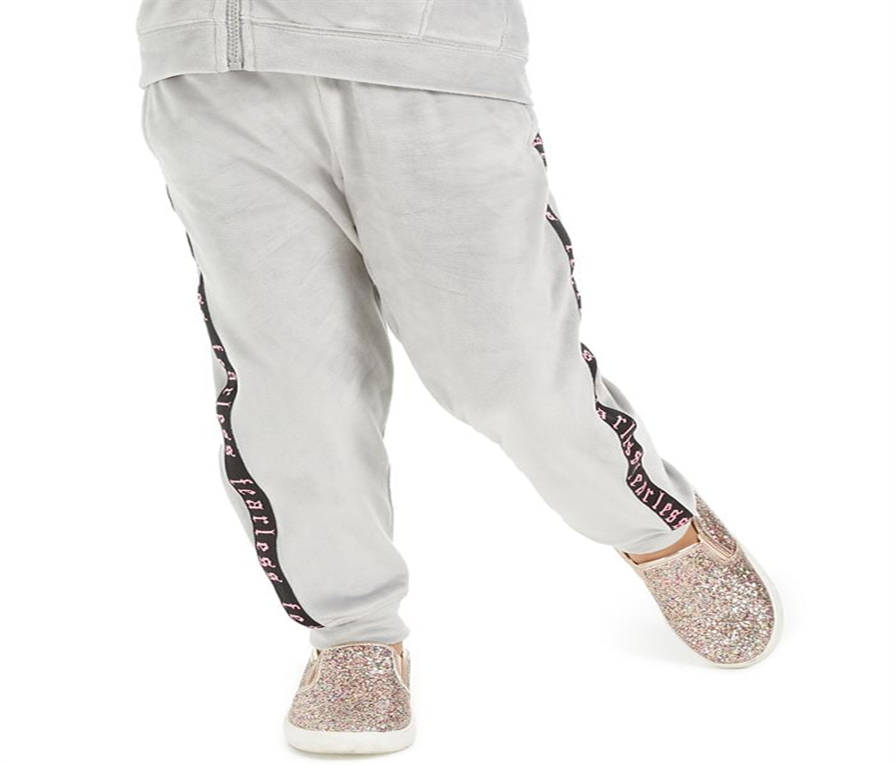 Ideology Little Girls Gray Velour Sweatpants Size 6