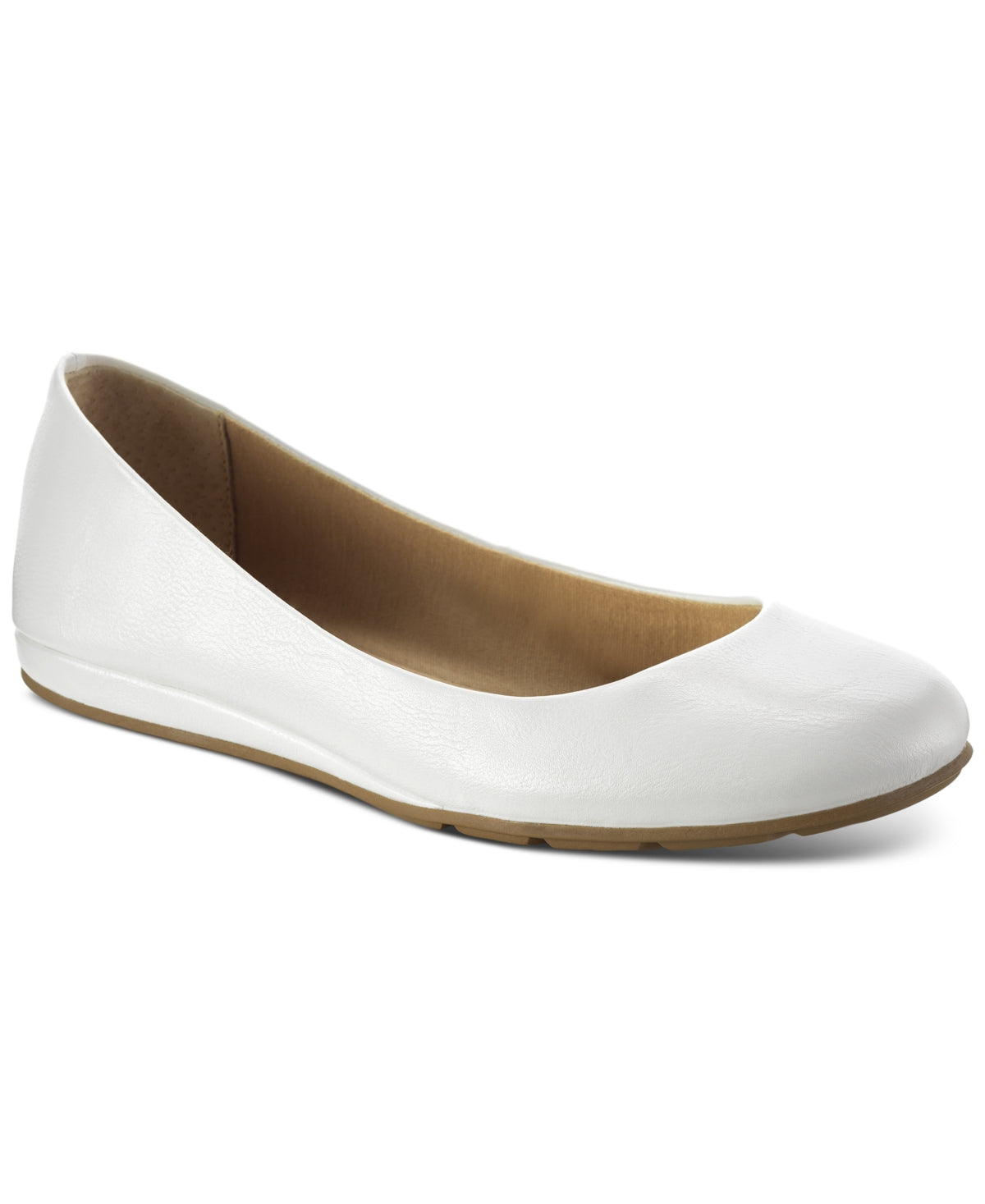 Sun + Stone Women's Eliana Flats Shoes White Size 7 M