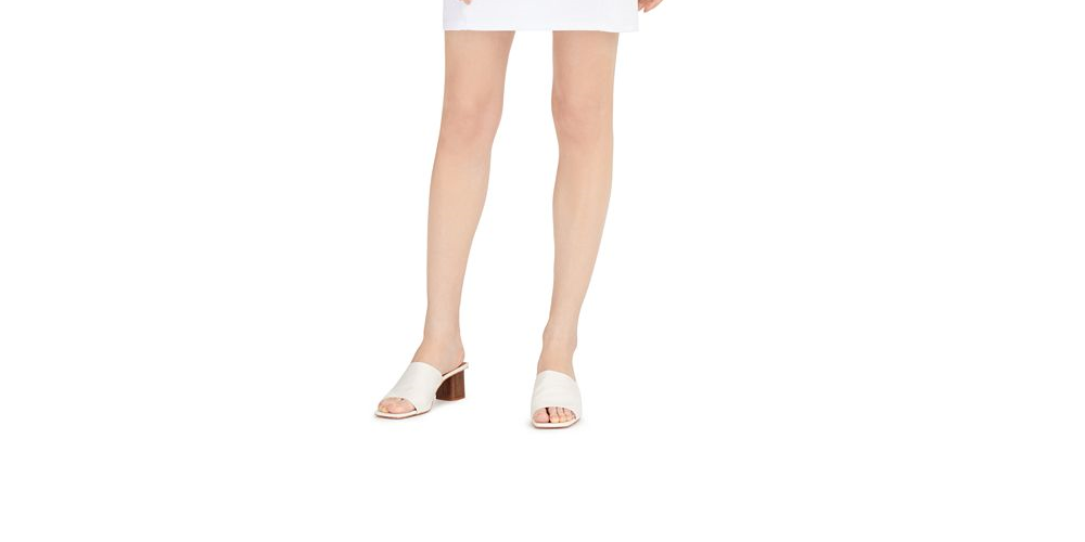 Bar III Women's Off the Shoulder Tie Front Mini Dress White Size XX-Large