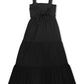 INC International Concepts Women's Tiered Knit Maxi Dress Black Size XX-Large