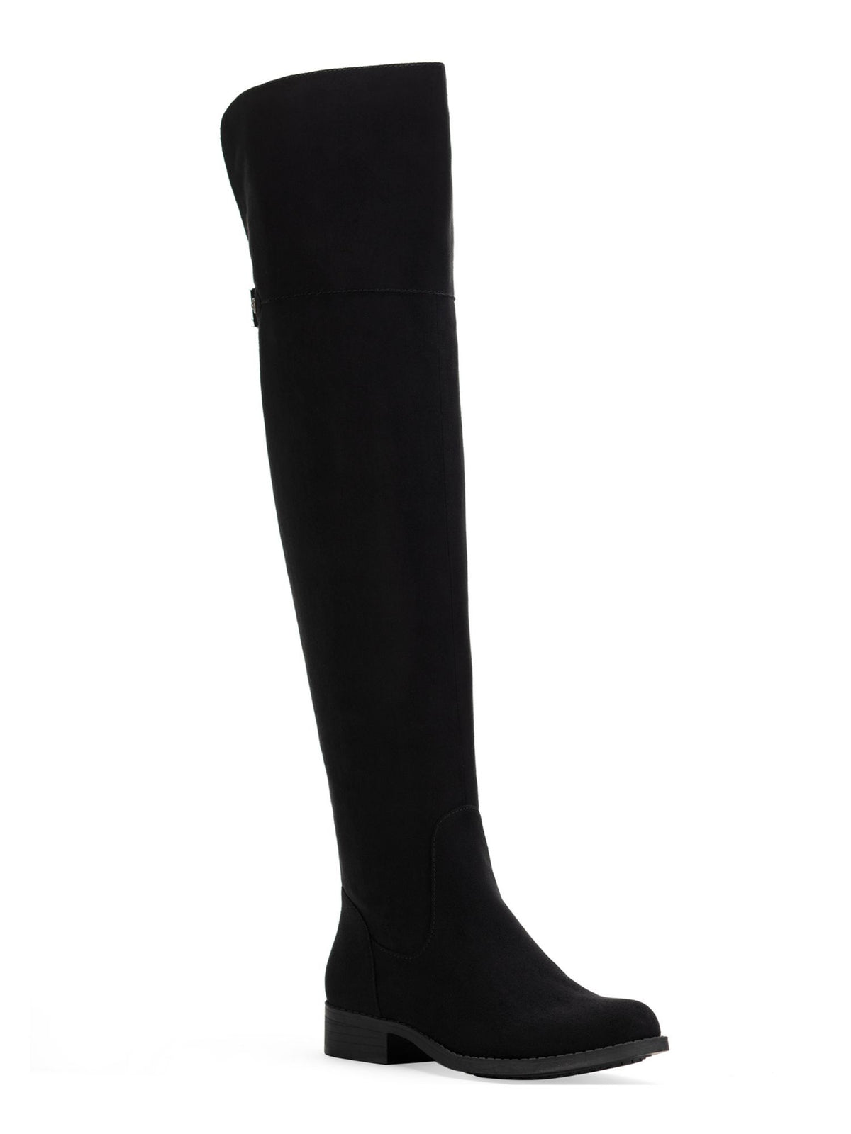 Sun + Stone Women's Allicce Wide Calf Over The Knee Boots Black Size 7.5M