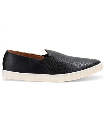 Sun + Stone Women's Mariam Slip On Sneakers Black Size 9 M