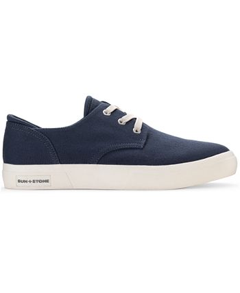 Sun + Stone Men's Kiva Lace Up Core Sneakers Blue Size 11 M