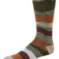 Sun + Stone Men's Novelty Printed Crew Socks Brown Size Regular