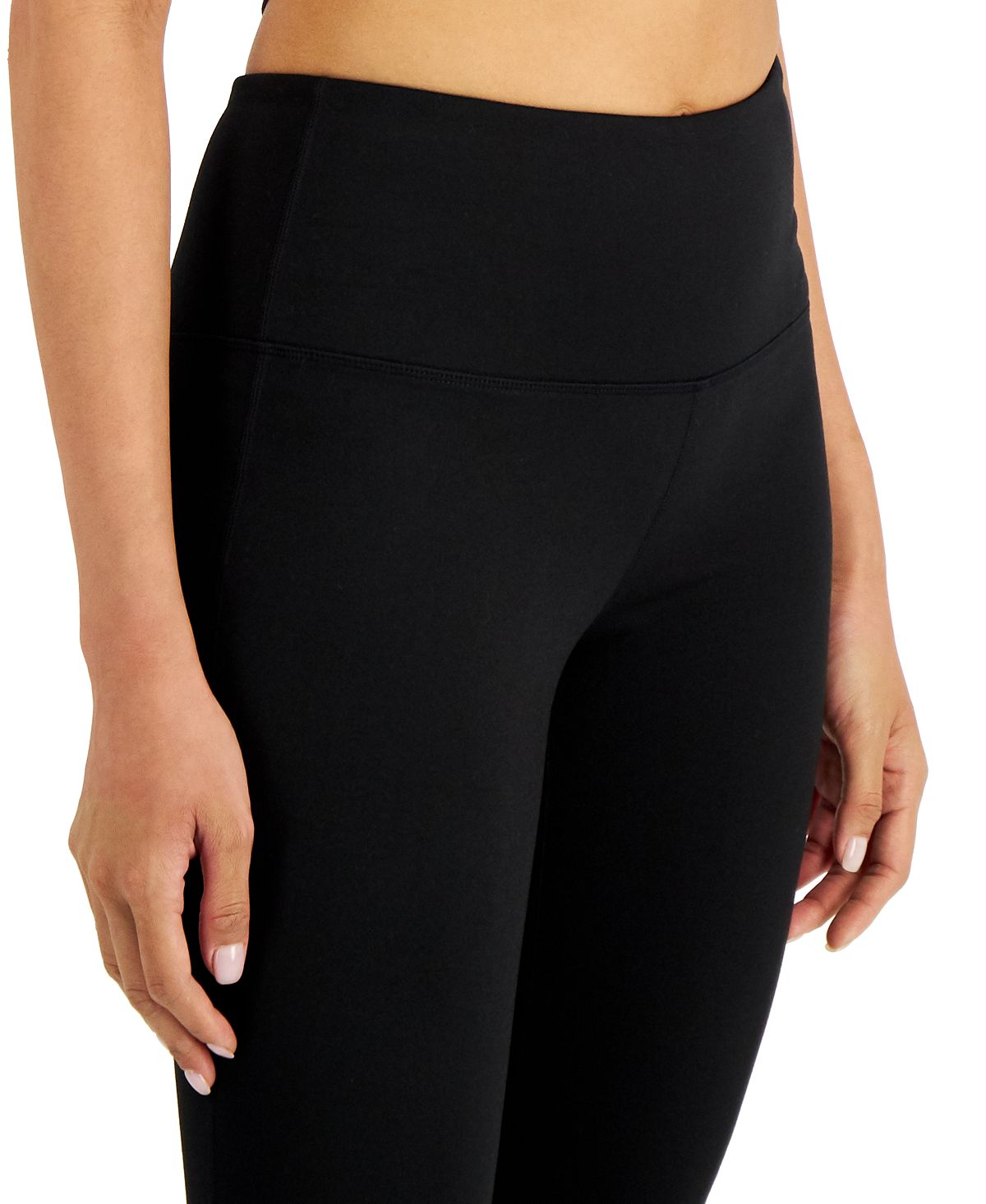 ID Ideology Women's Sweat Set 7/8 Length Leggings Black Size X-Small