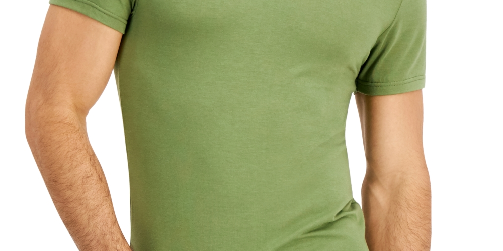 INC International Concepts Men's Modal Blend Solid Pajama Top Green Size XX-Large