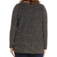 Karen Kane Women's Plus Asymmetric Top Grey Size 2X