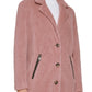 DKNY Women's Walker Coat Pink Size X-Small