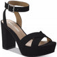 Sun + Stone Women's Lillah Dress Sandals Black Size 8.5 M