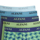 Alfani Men's 5 Pk Chevron & Solid Trunks Green Size Large