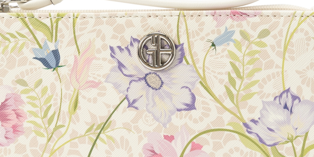 Giani Bernini Women's Floral Lace Wristlet Bag White Size Regular