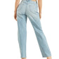 GUESS Women's Hollywood High Rise Straight Leg Jeans Blue Size 28X30