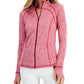 ID Ideology Women's Essentials Performance Zip Jacket Red Size Medium