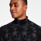 INC International Concepts Men's Billie Regular Fit Wool Turtleneck Sweater Black Size Small