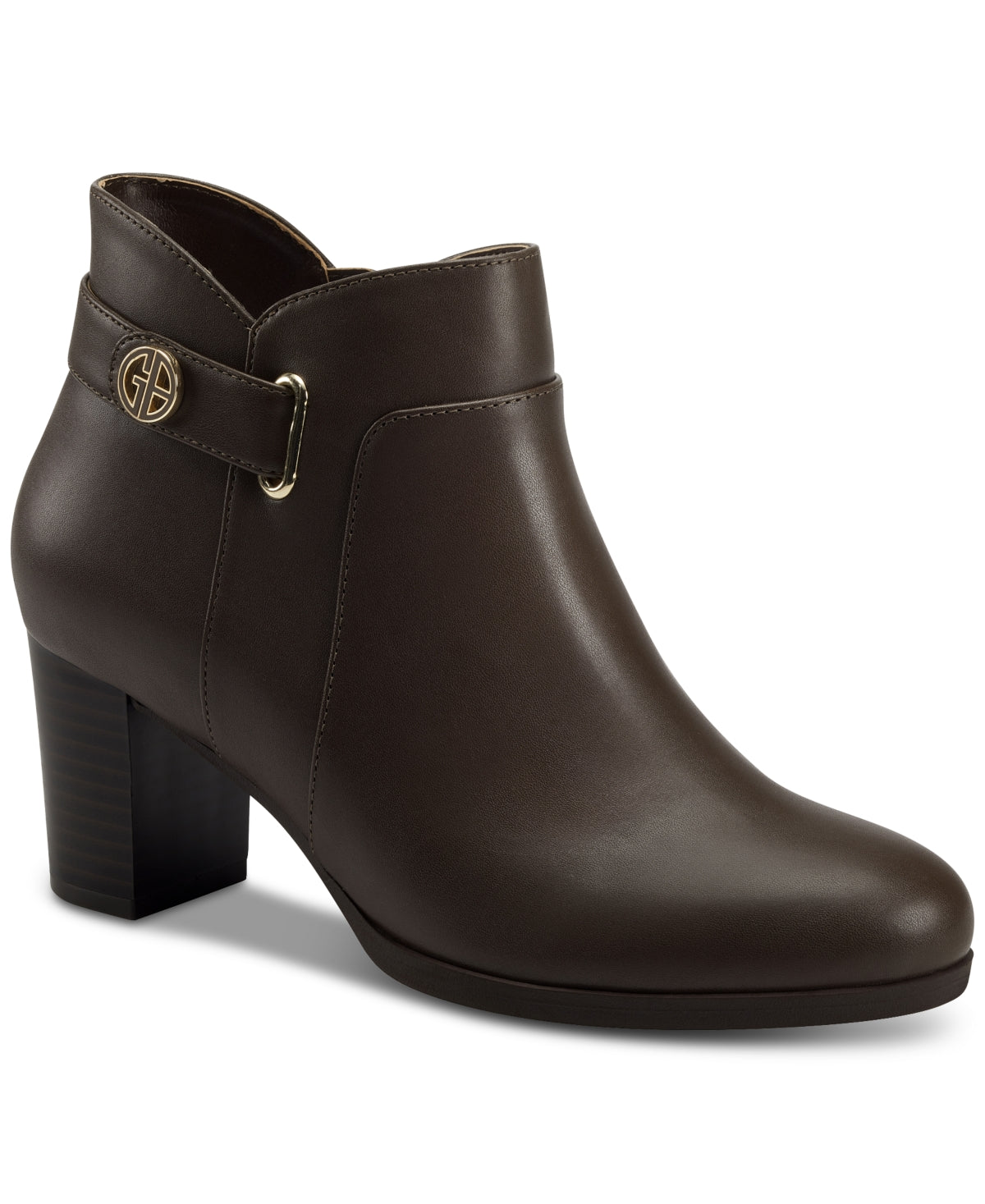 Giani Bernini Women's Memory Foam Artemyss Booties Brown Size 6 M