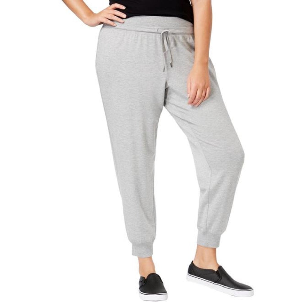 ID Ideology Women's Fleece Jogger Pants Gray Size XL