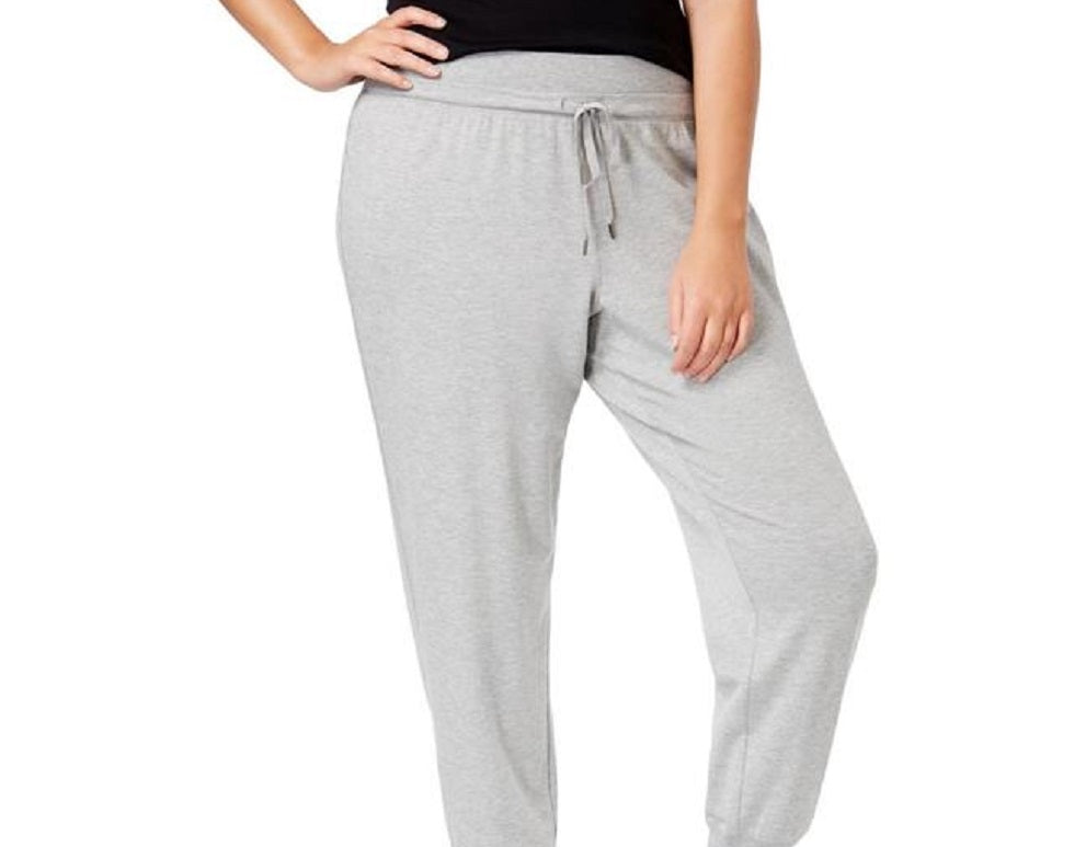 ID Ideology Women's Fleece Jogger Pants Gray Size XL