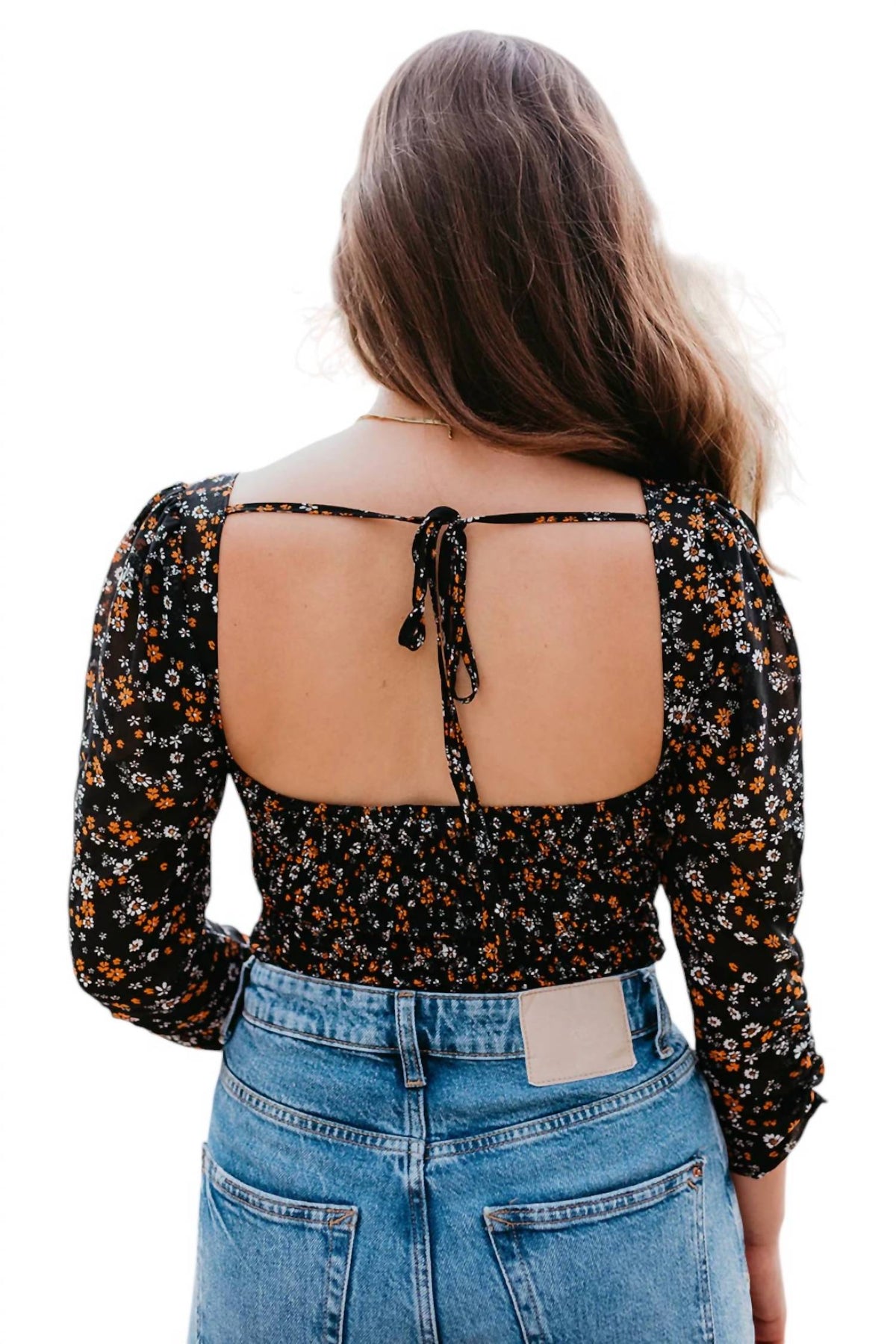Label 86 - 3/4 Sleeve Blossom Top