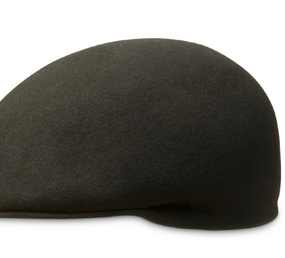 Country Gentlemen Men's Ascot Felt Cap Black Size X-Large