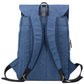 PX Men's Lincoln Two Tone Canvas Backpack Blue Size Regular