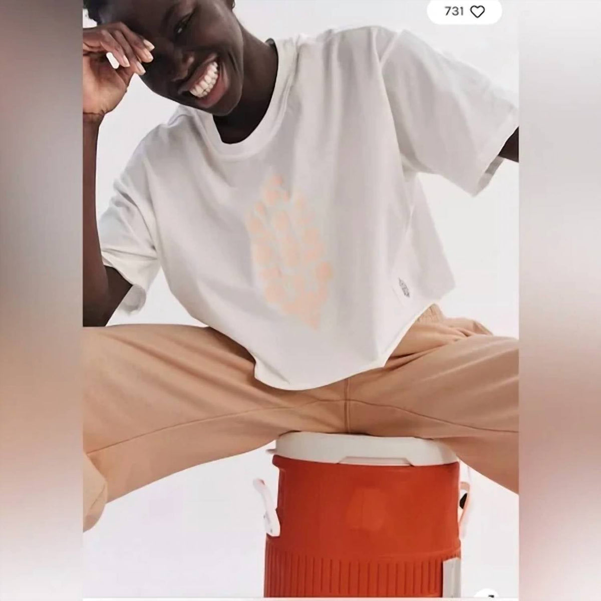 Free People - Inspire Logo Crewneck Tee