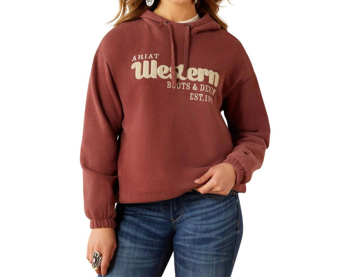 Ariat - Essential Chenile Embroidery Detail Hoodie - Plus
