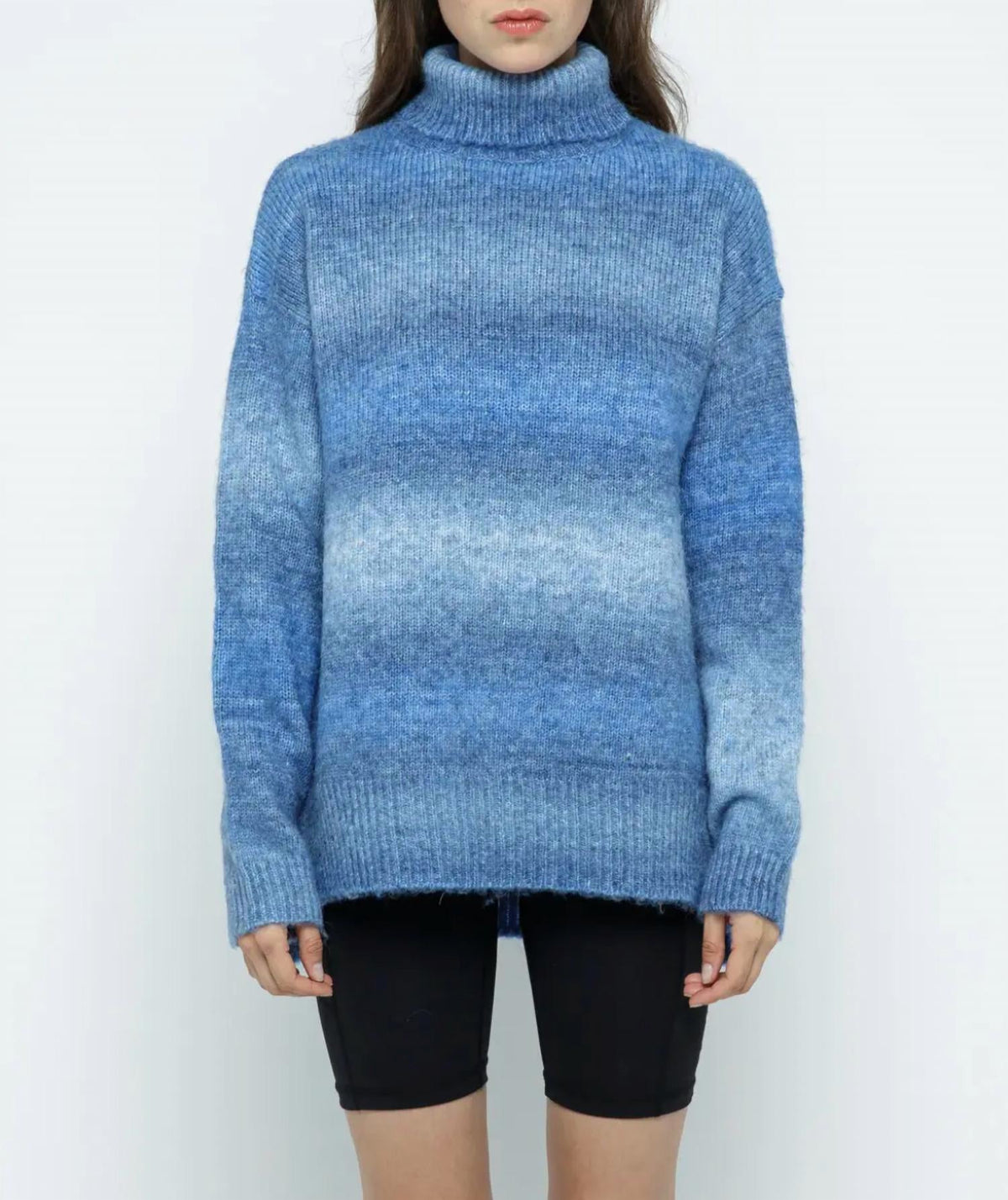 &Merci - OMBRÉ TURTLENECK SWEATER