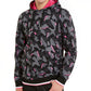 A|X Armani Exchange Men's Hyperbright Fleece Hoodie Black Size Medium