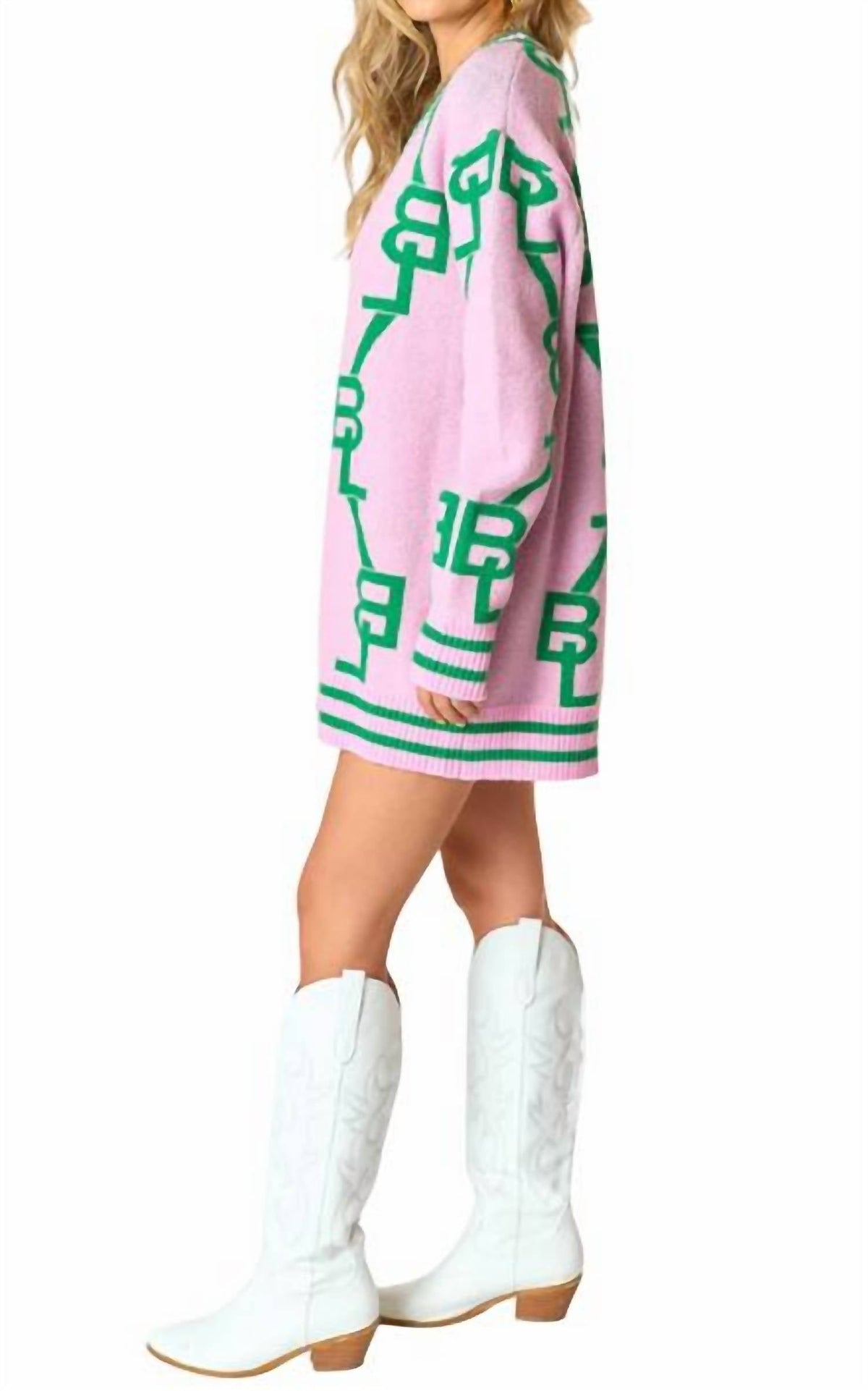 Buddylove - Varsity Cardigan Dress