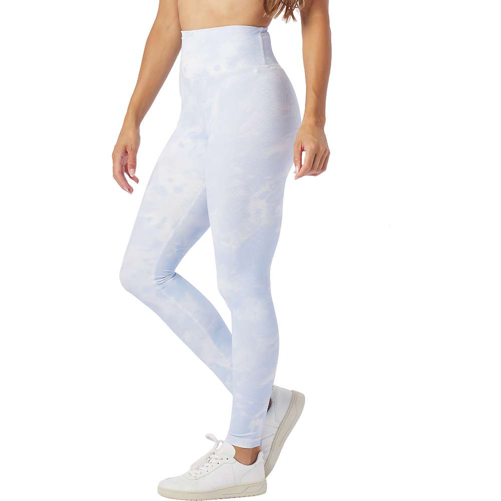 Glyder Womens Sultry Leggings Small Ice Blue Lava Dye