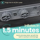EZ INFLATE Double High Luxury Air Mattress with Built in Pump