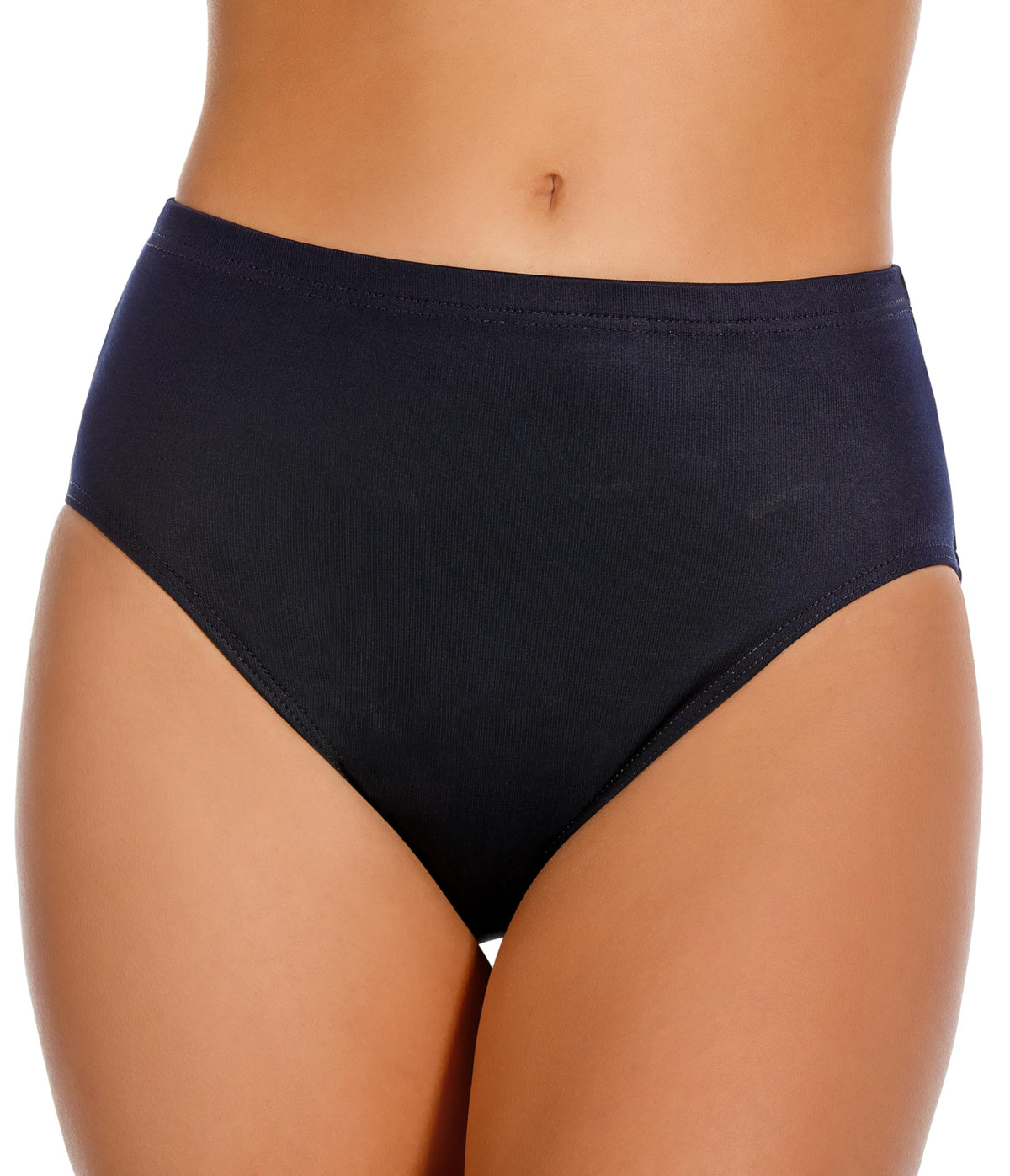 Miraclesuit Women's Swimwear Basic Pant High Waist Slimming Brief Bathing Suit Bottom, Black, 12