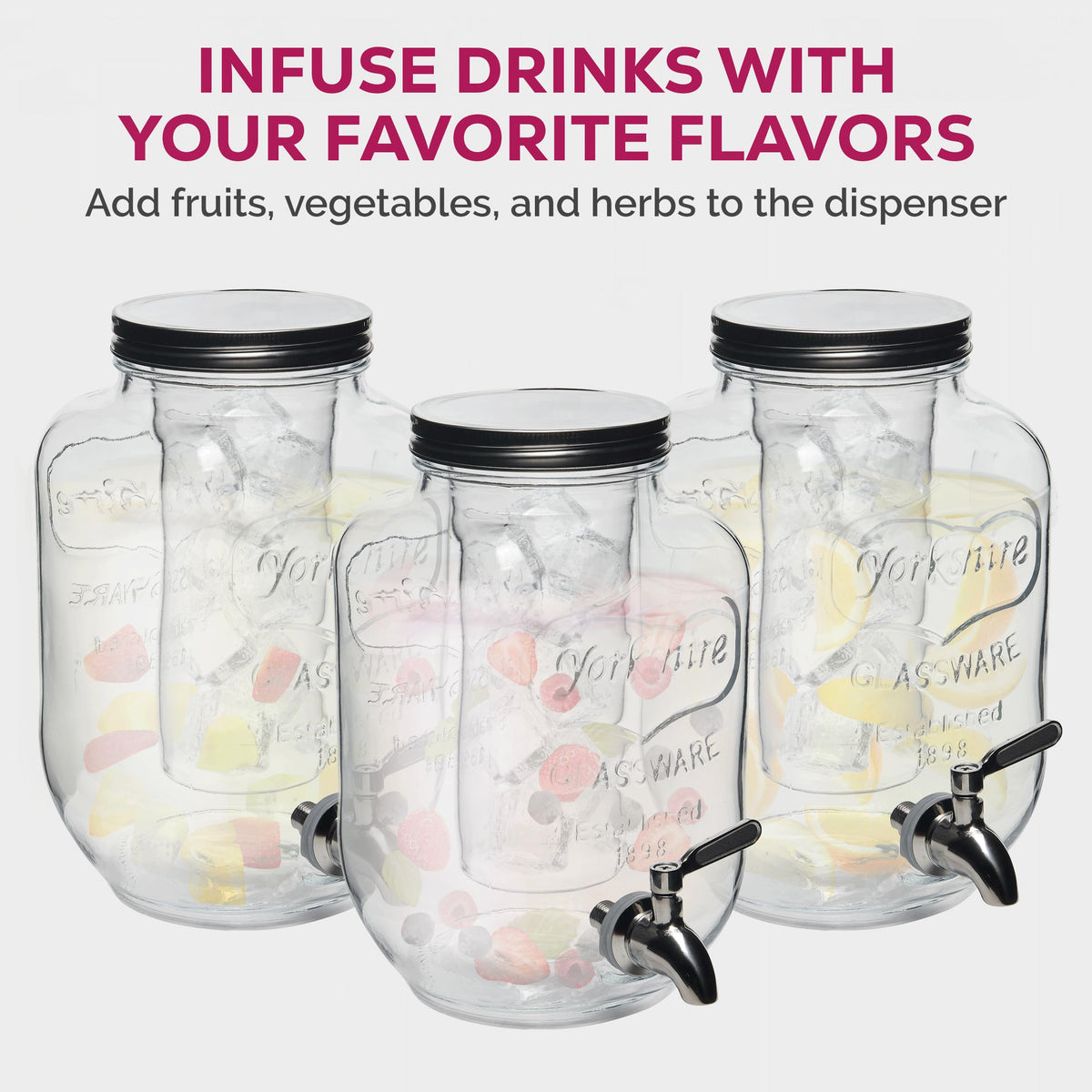 Glass Drink Dispenser