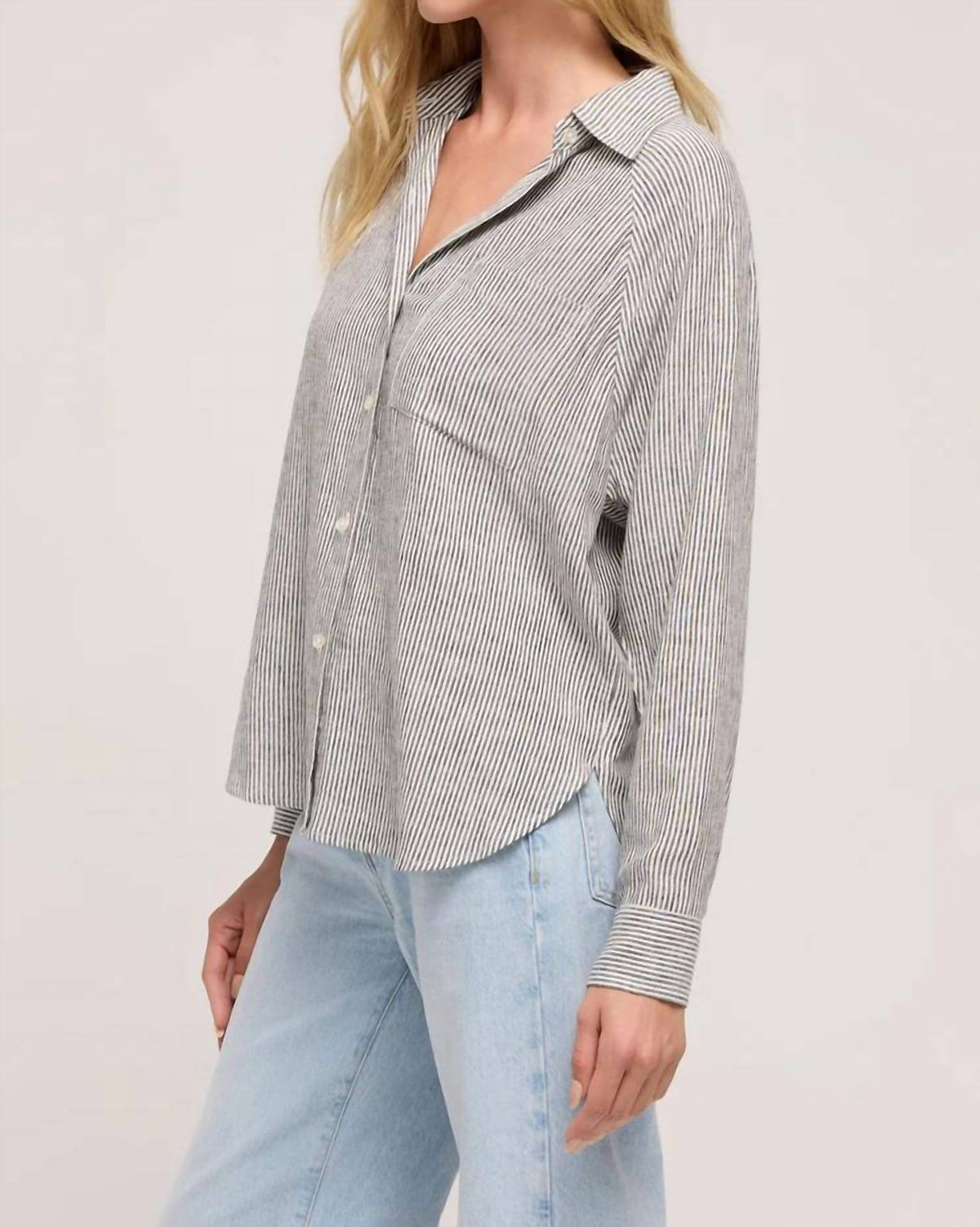 Z Supply - PERFECT LINEN STRIPED TOP