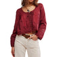 Free People Womens Forevermore Long Sleeve Long Sleeve Top Syrah XLarge