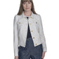 Tommy Hilfiger Womens Ivory Trucker Jacket Size 4