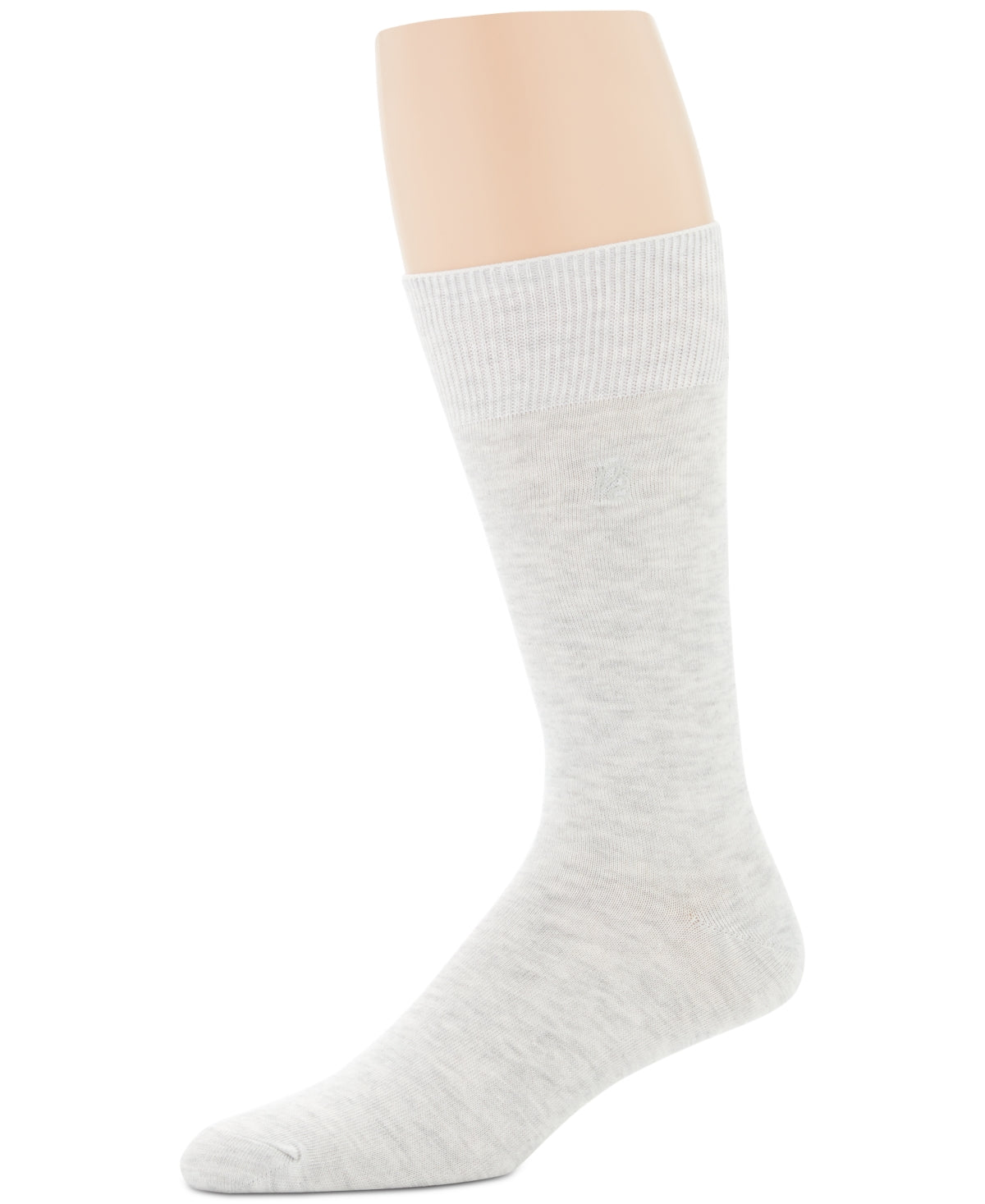 Perry Ellis Men's Rayon Dress Sock Single Pack Socks Gray Size Regular