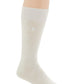 Perry Ellis Men's Diamond Single Pack Socks White Size Regular