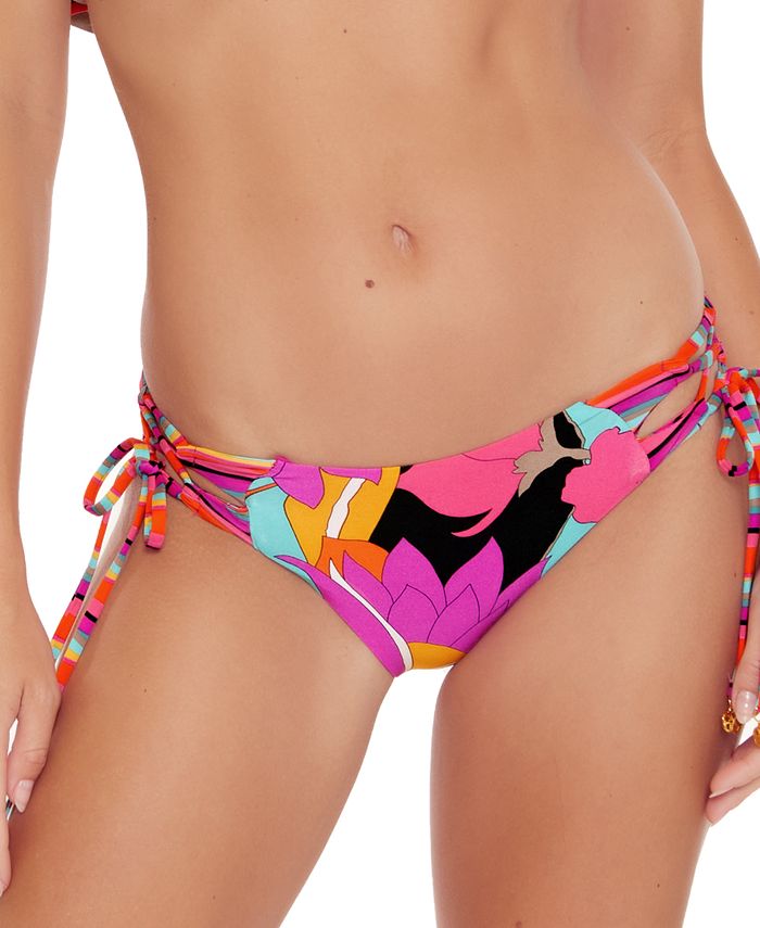 Trina Turk Women's Gemini Side Tie Bikini Bottoms Pink