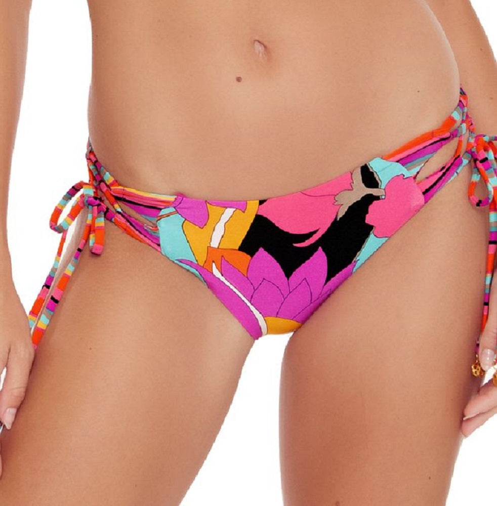 Trina Turk Women's Gemini Side Tie Bikini Bottoms Pink