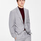 Calvin Klein Men's Infinite Stretch Solid Slim Fit Suit Jacket Gray Size 42