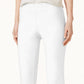 Eileen Fisher Women's Washable Crepe Slim Leg Ankle Pants White Size Medium