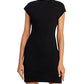 Aqua Ponte Knit Sheath Mini Dress