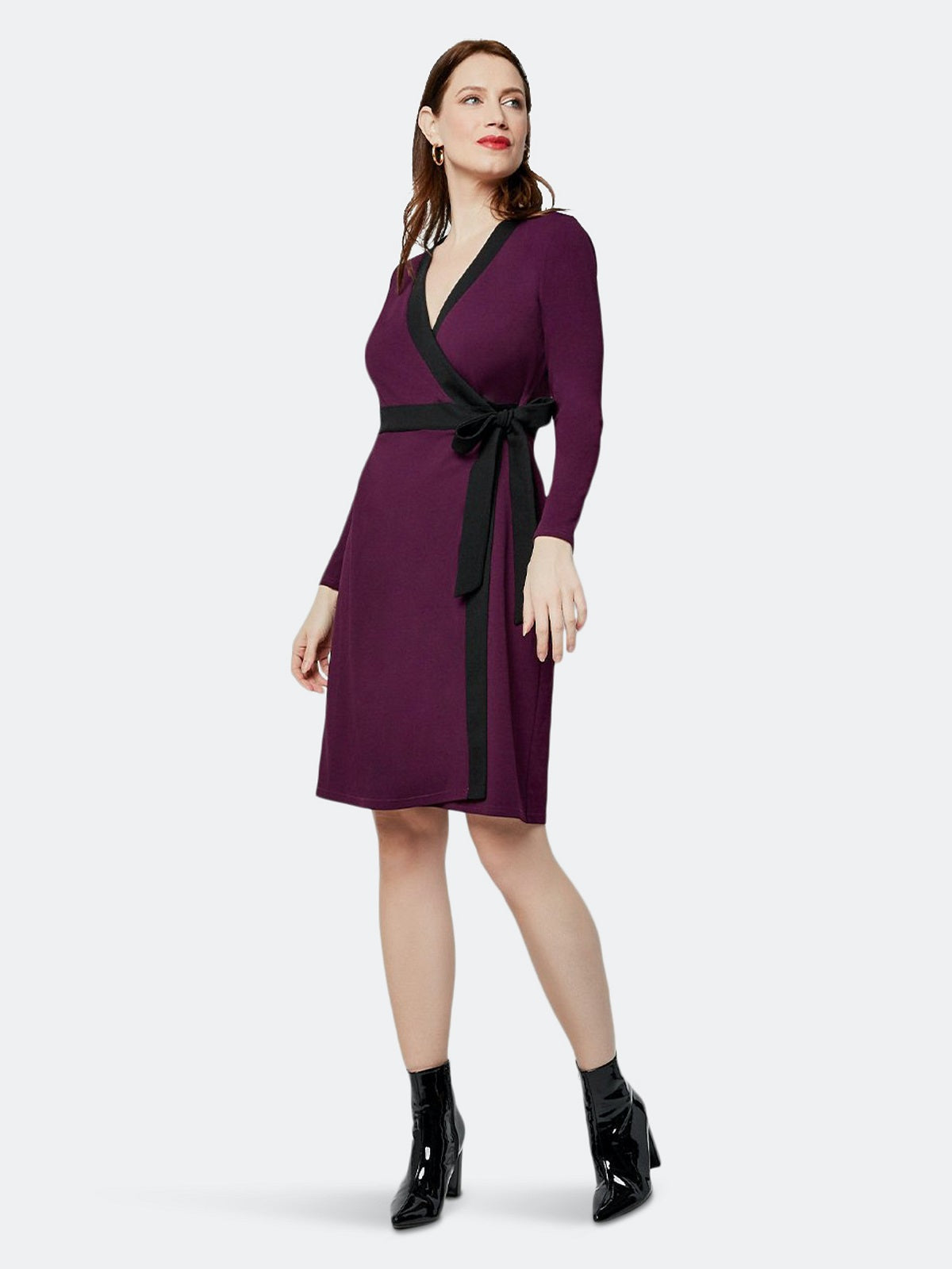 Leota Women's Kara Wrap Dress Red Size X-Large