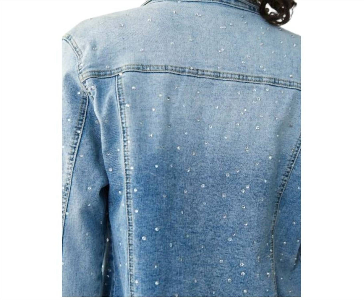 Joseph Ribkoff - Denim Jacket With Rhinestones