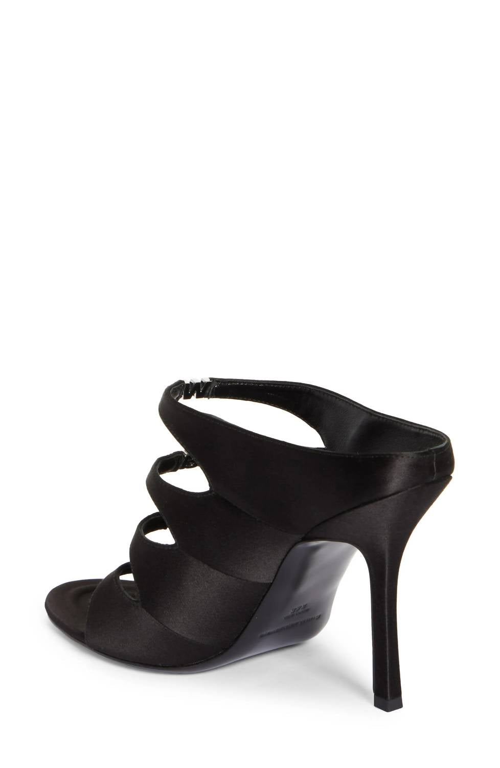 Alexander Wang - Women's Satin Lolita Crystal Embellished Sandal Heels